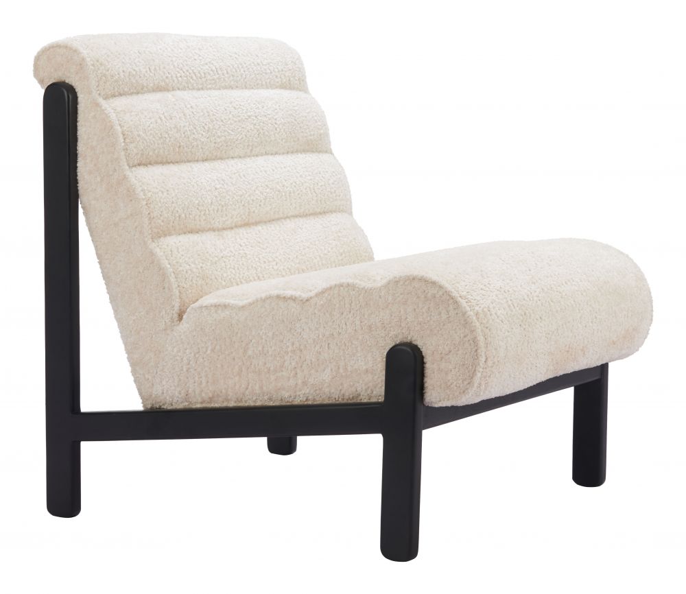 Shearling Fabric Accent Chair