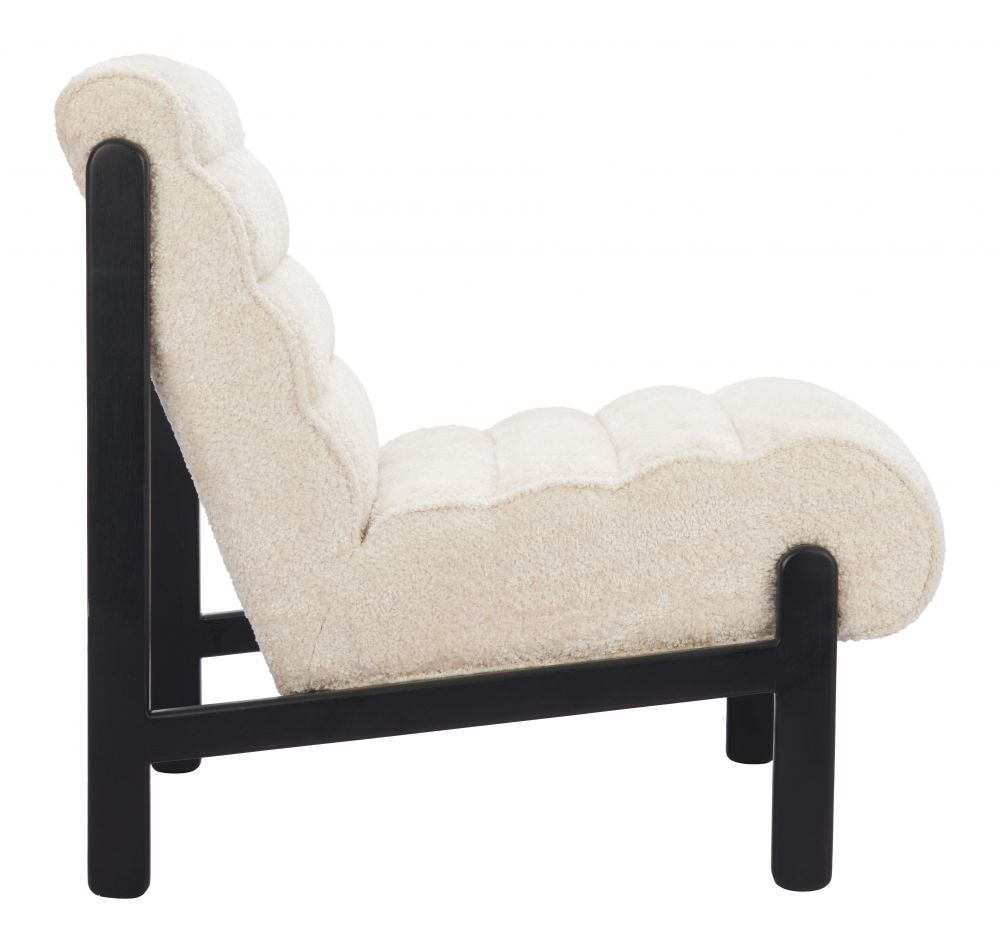 Shearling Fabric Accent Chair