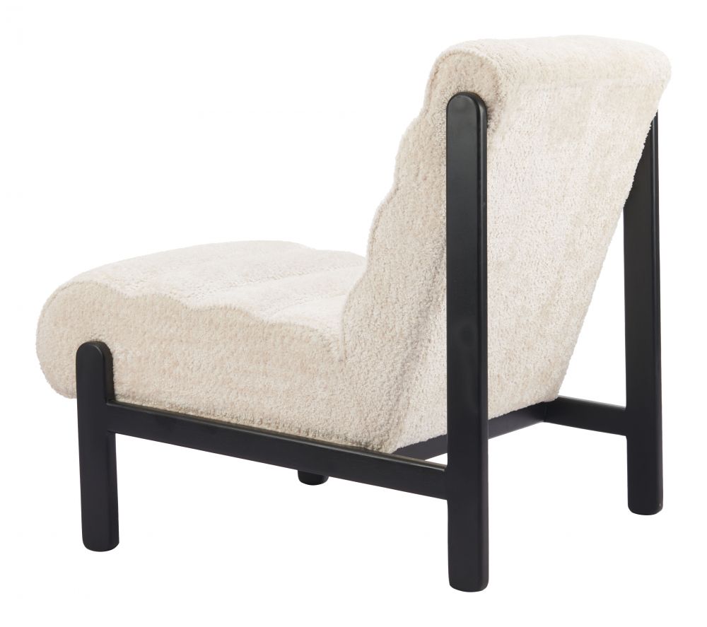 Shearling Fabric Accent Chair