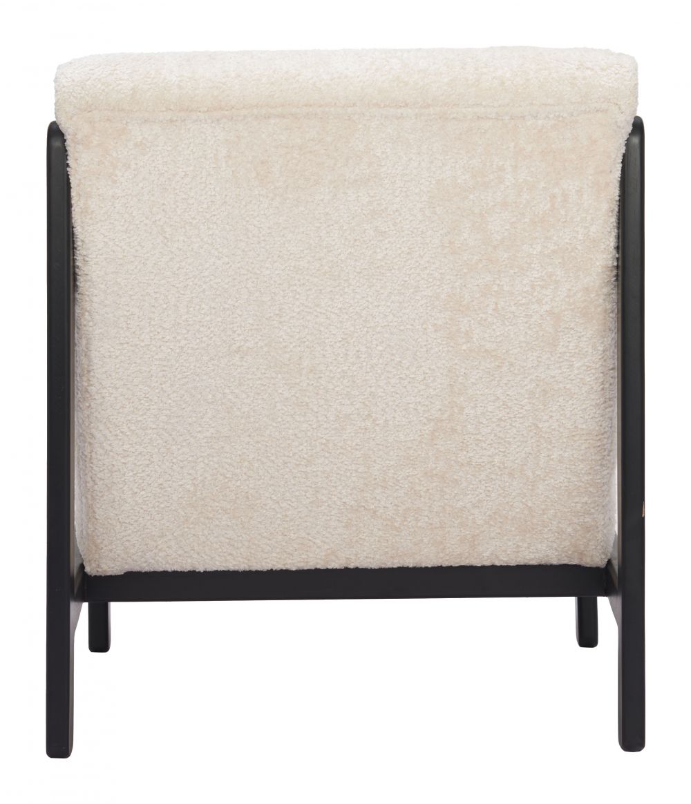 Shearling Fabric Accent Chair
