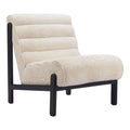 Shearling Fabric Accent Chair