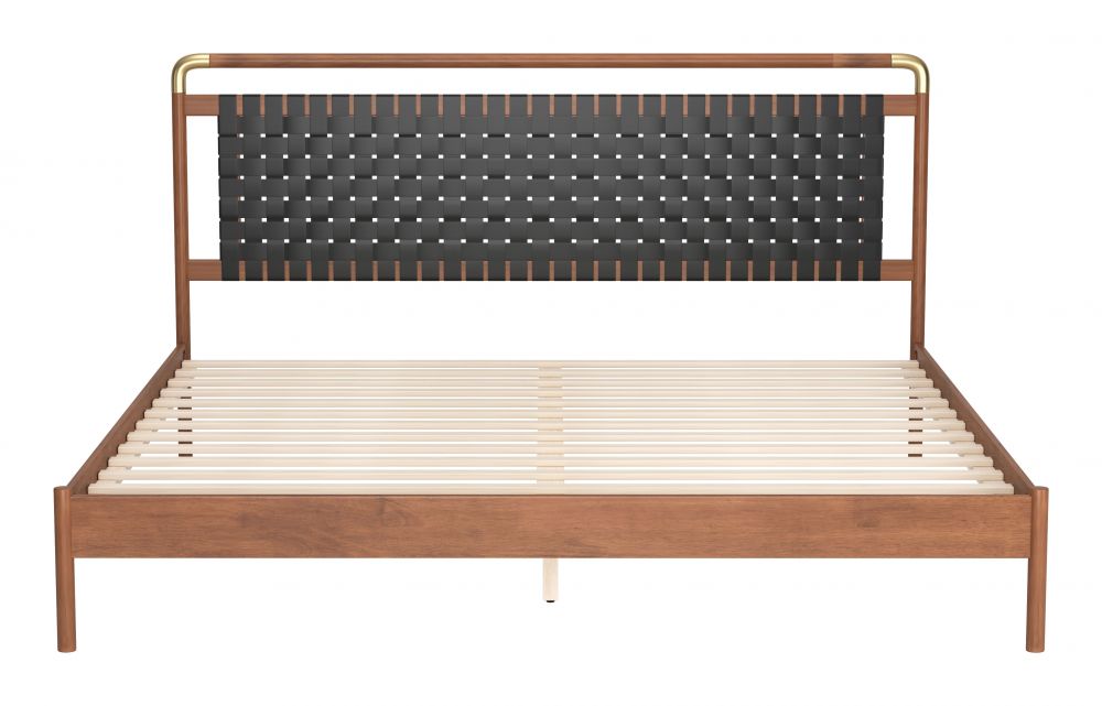 Faux Leather Bed