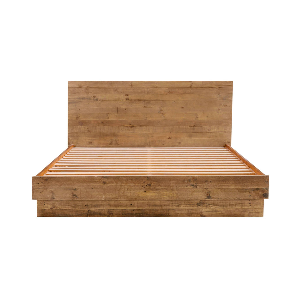 Wooden Brown Modern Bed
