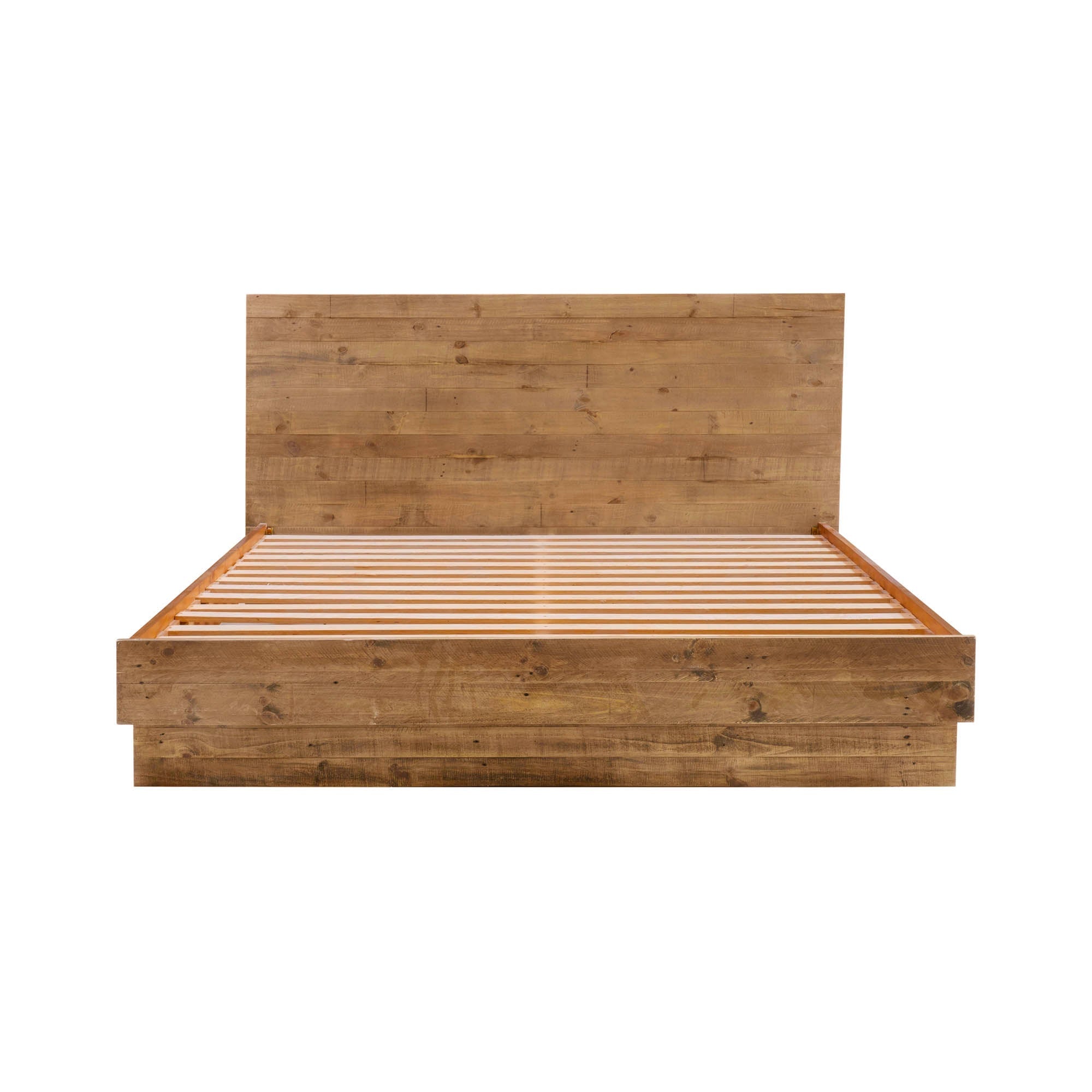 Wooden Brown Modern Bed