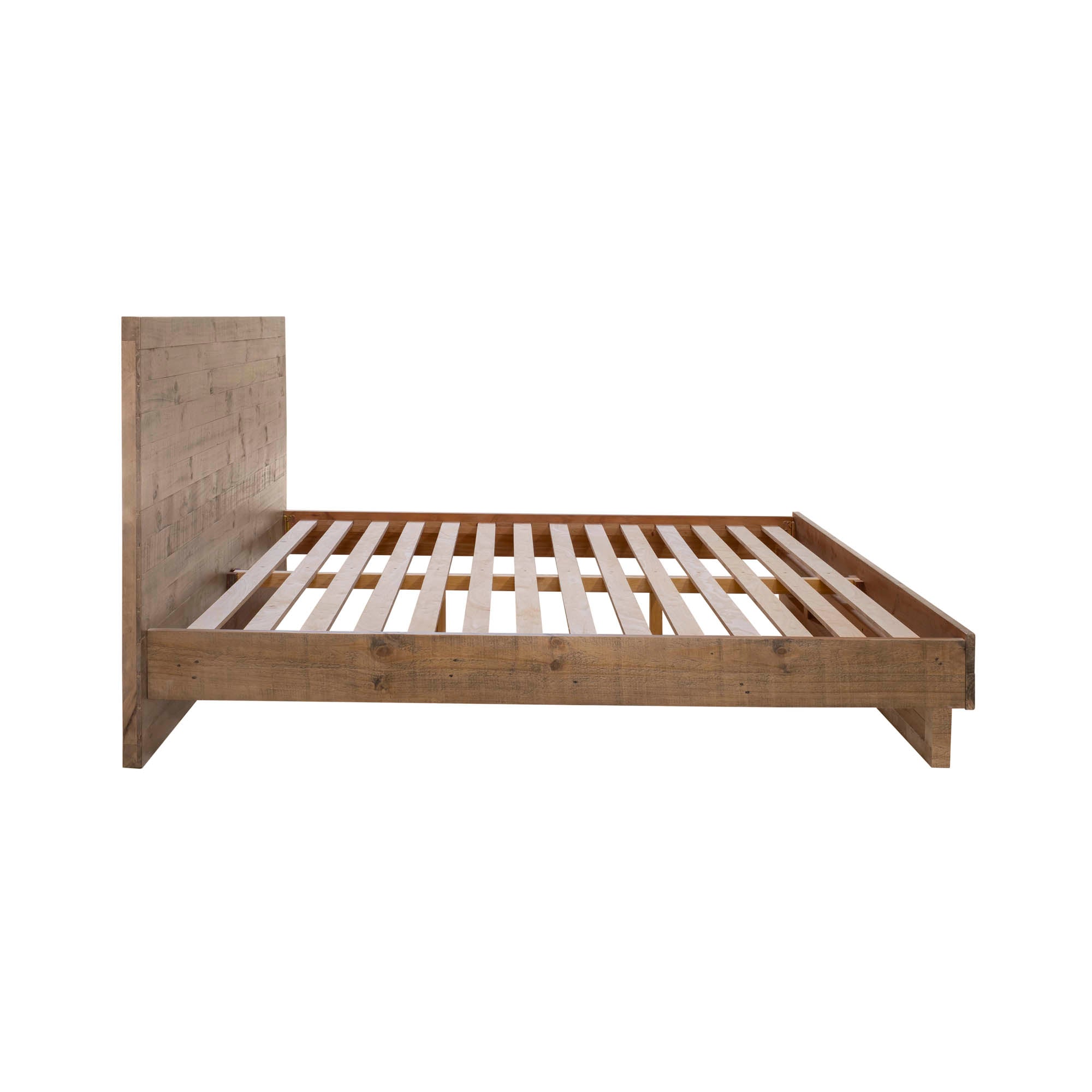 Wooden Brown Modern Bed