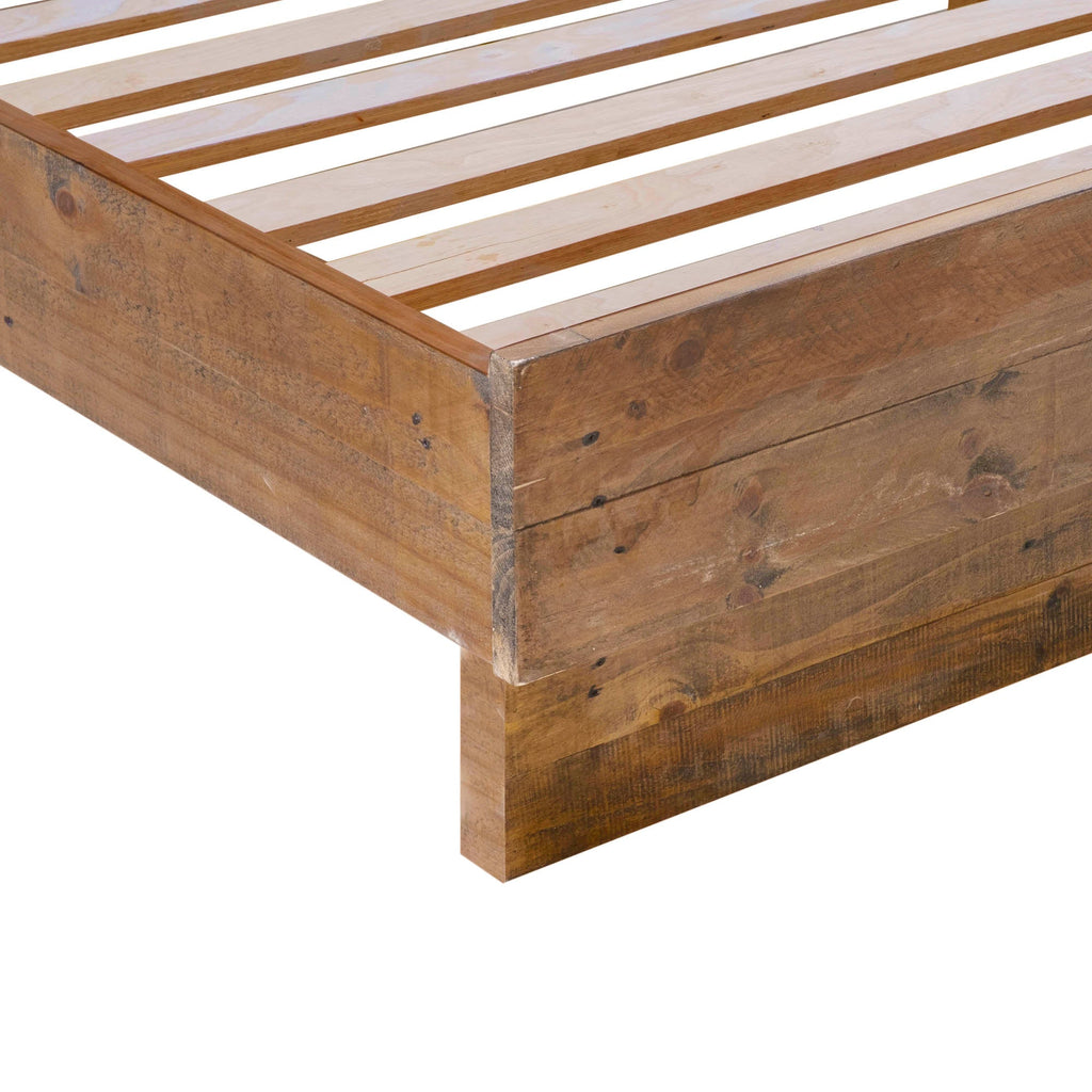 Wooden Brown Modern Bed