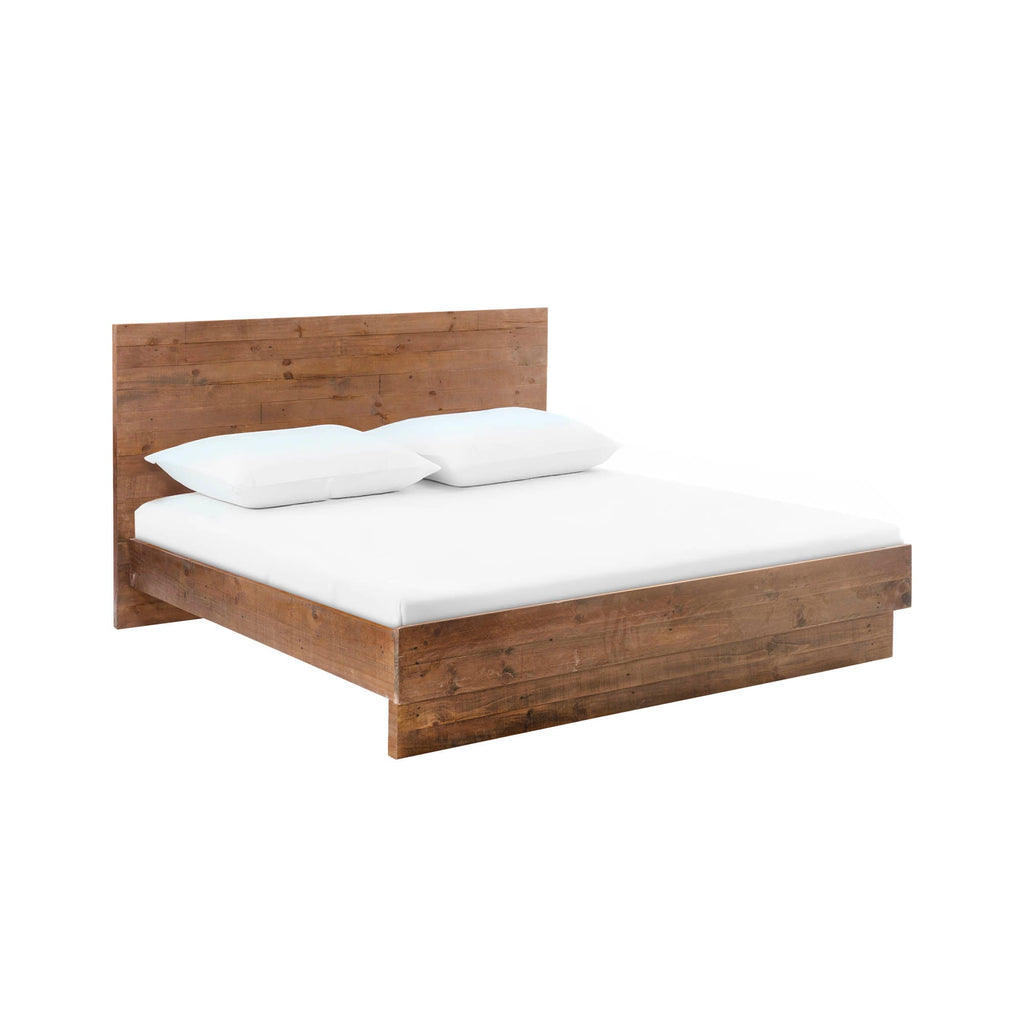 Wooden Brown Modern Bed