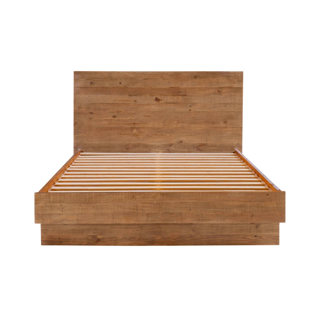 Wooden Brown Modern Bed