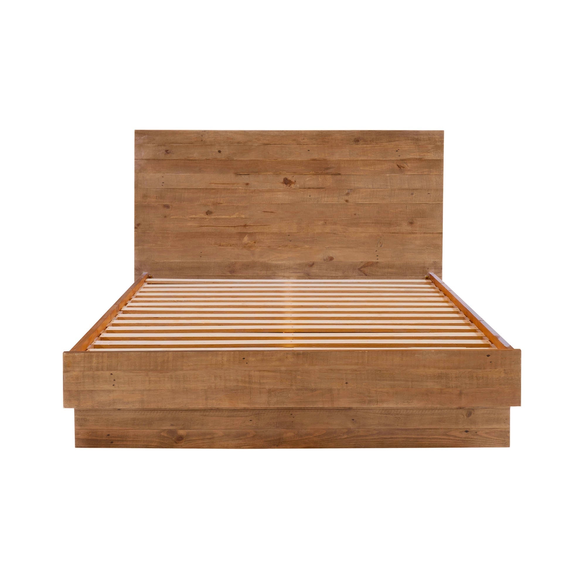 Wooden Brown Modern Bed