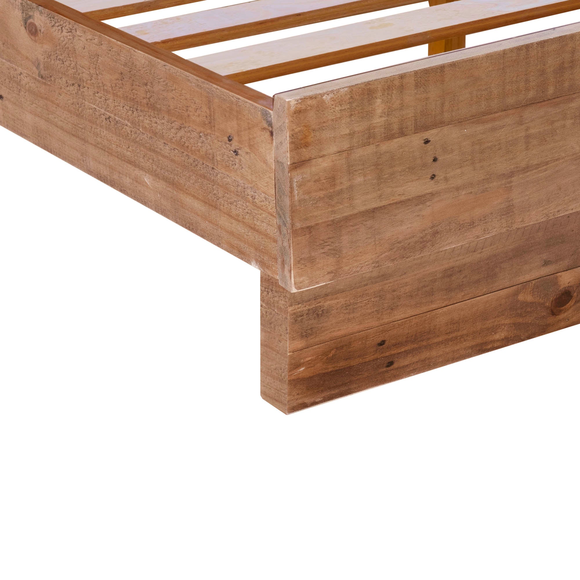 Wooden Brown Modern Bed