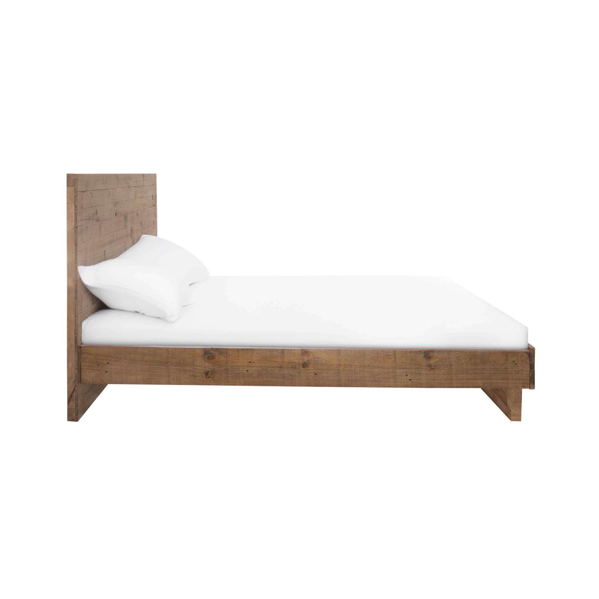 Wooden Brown Modern Bed