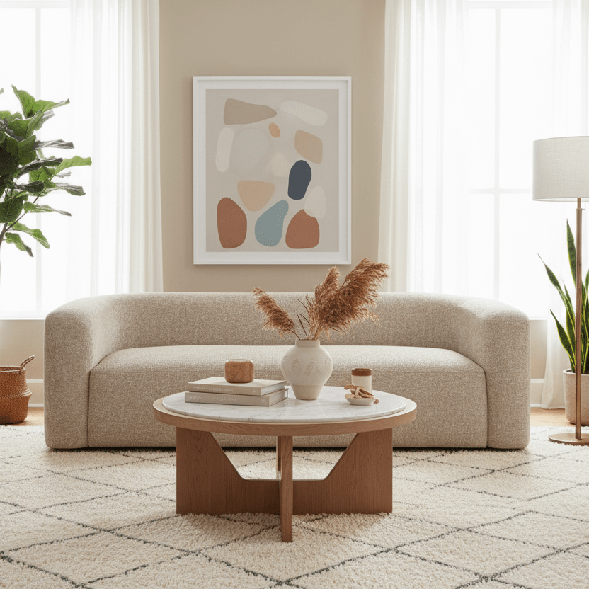 Wheat Fabric Sofa