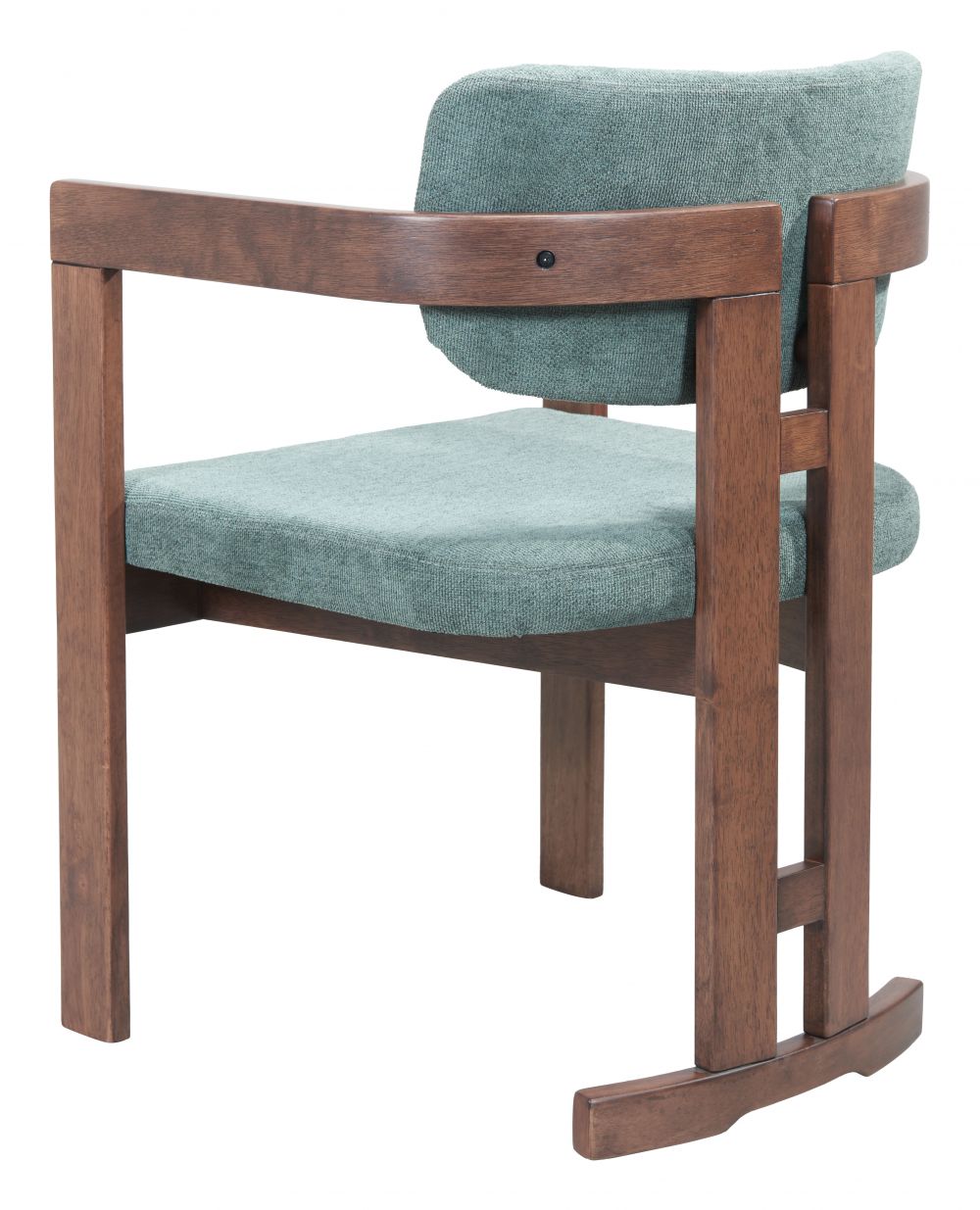 Moss Gray Fabric Dining Chair