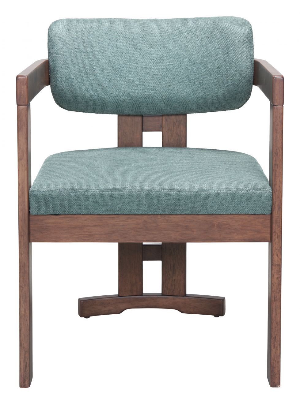 Moss Gray Fabric Dining Chair
