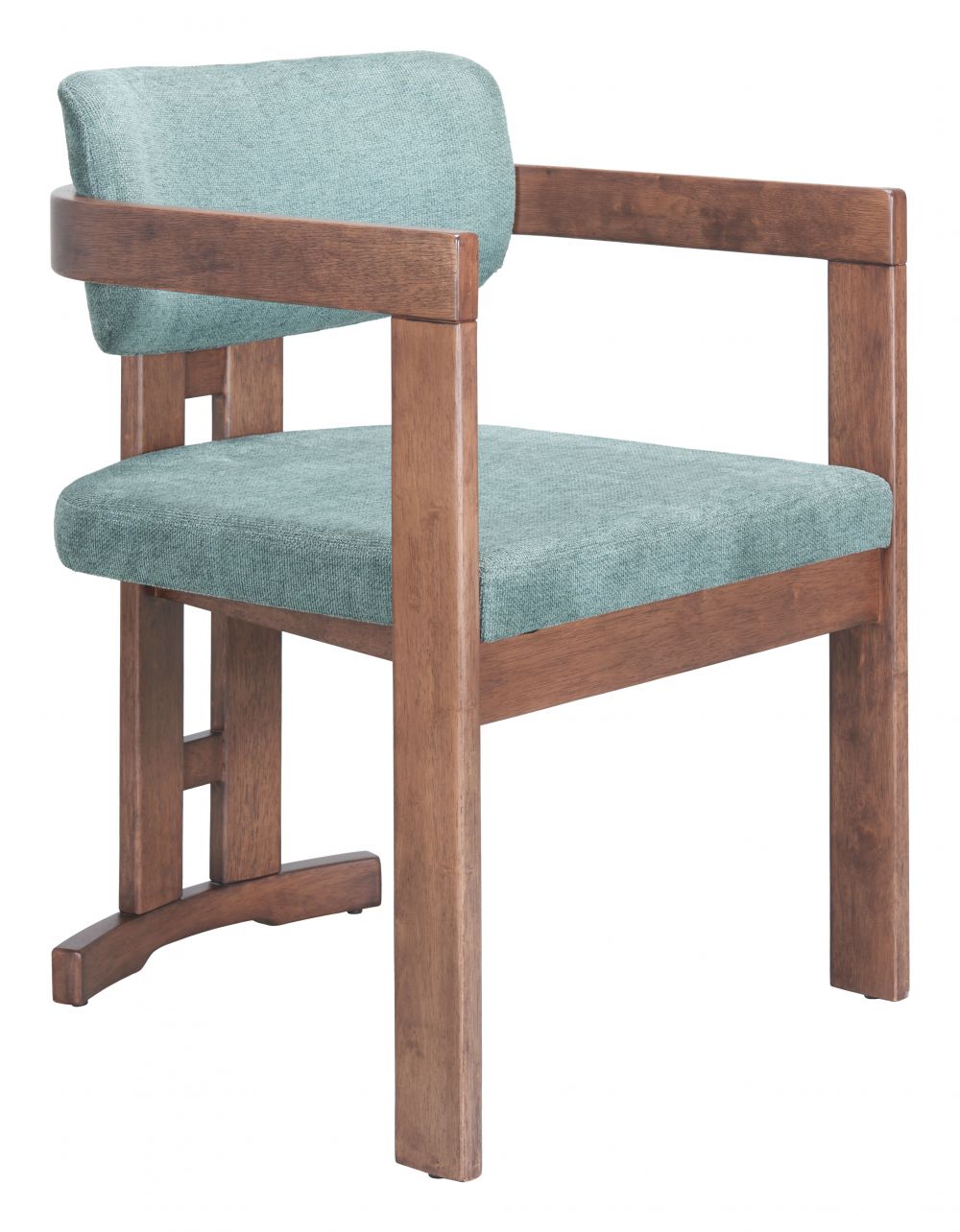 Moss Gray Fabric Dining Chair