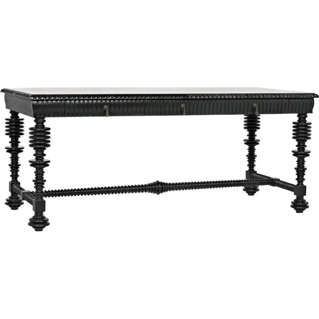 Carved Wooden Desk