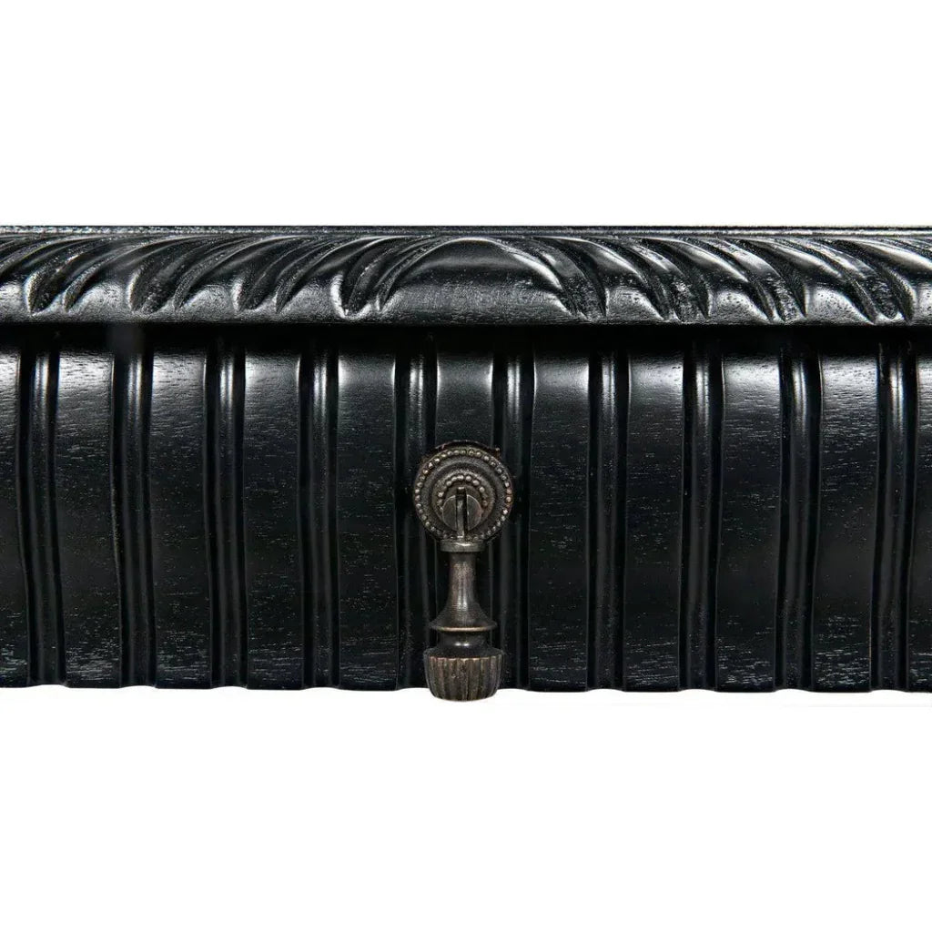 Carved Wooden Desk