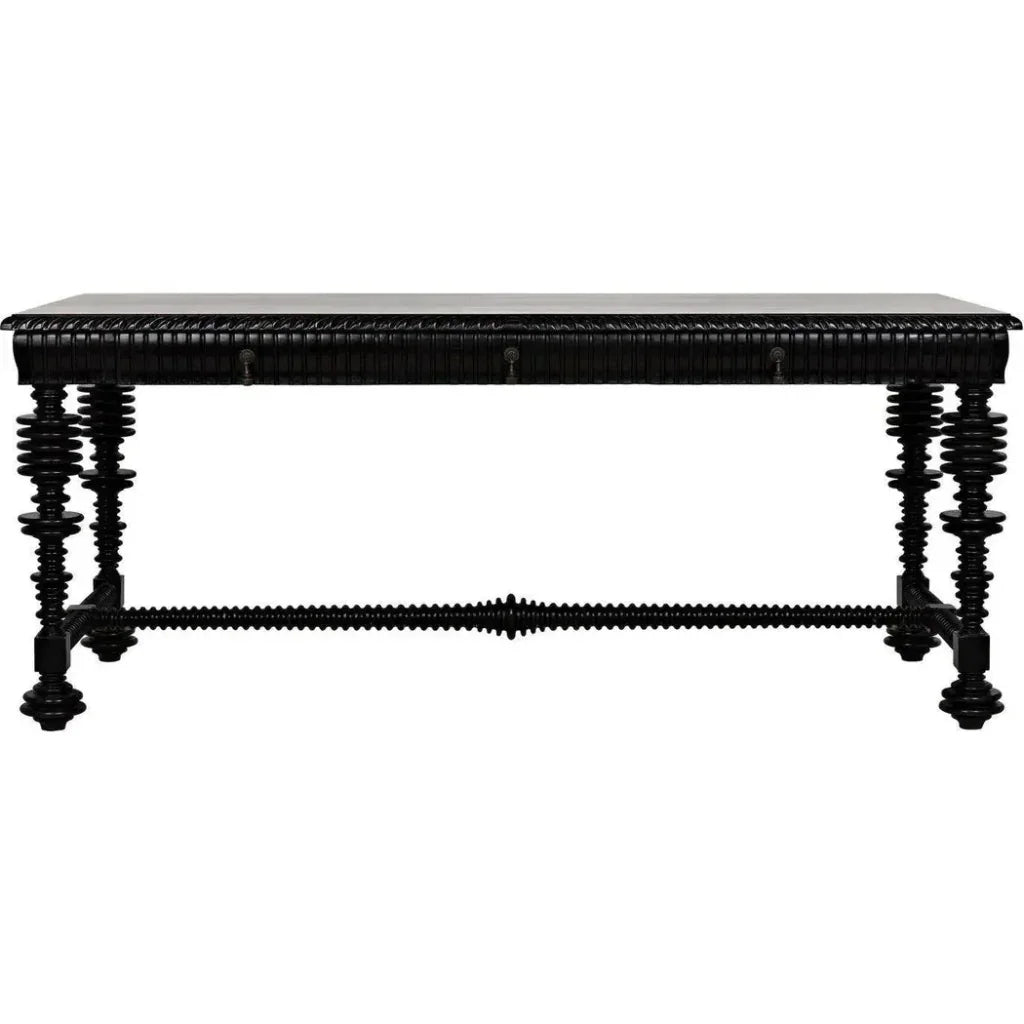 Carved Wooden Desk