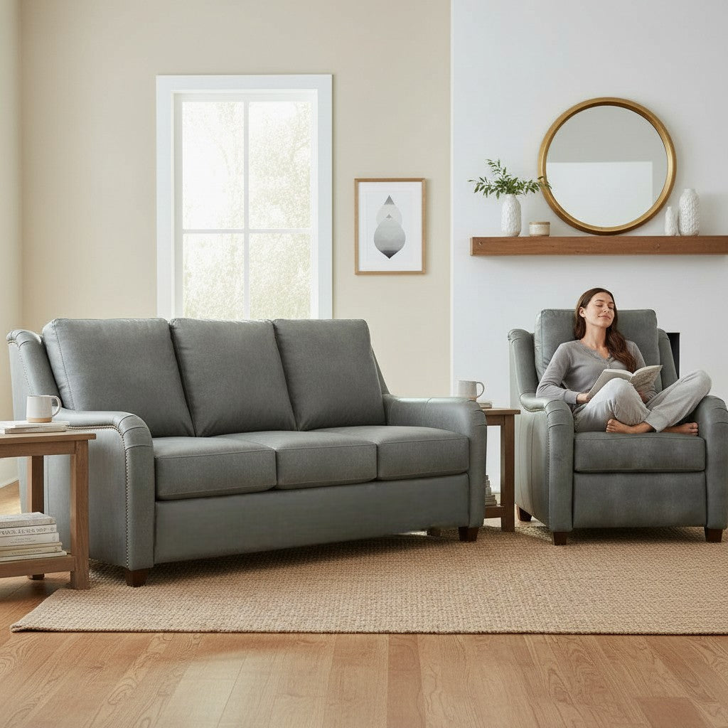 Luxury Power Motion Leather Sofa