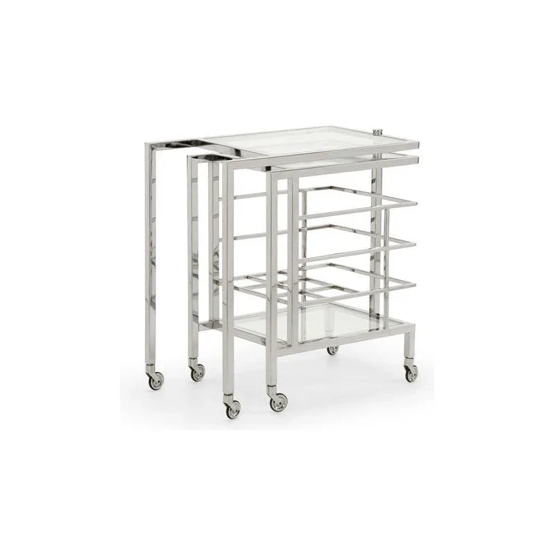 Nickel Fame Bar Cart