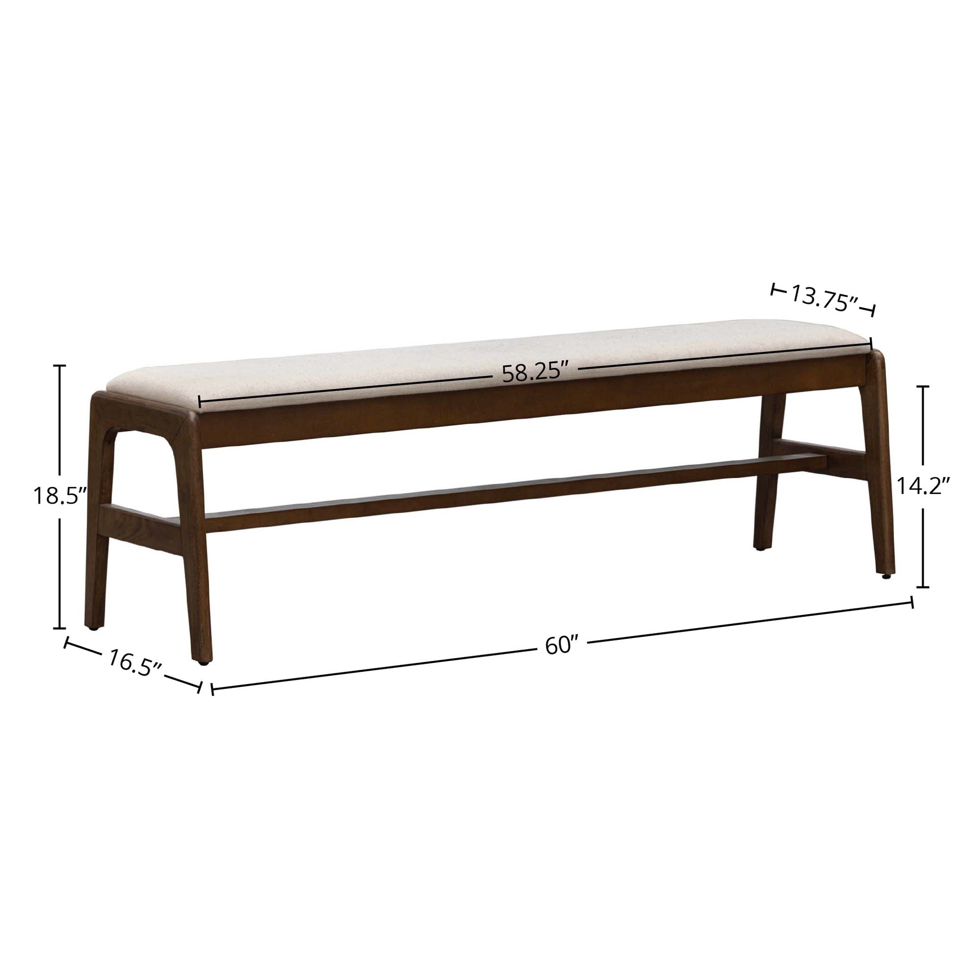 Cotton Handmade Bedroom Bench