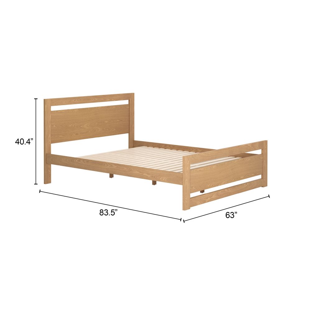 Modern Wooden Queen Bed