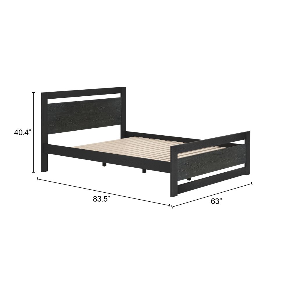 Modern Wooden Queen Bed