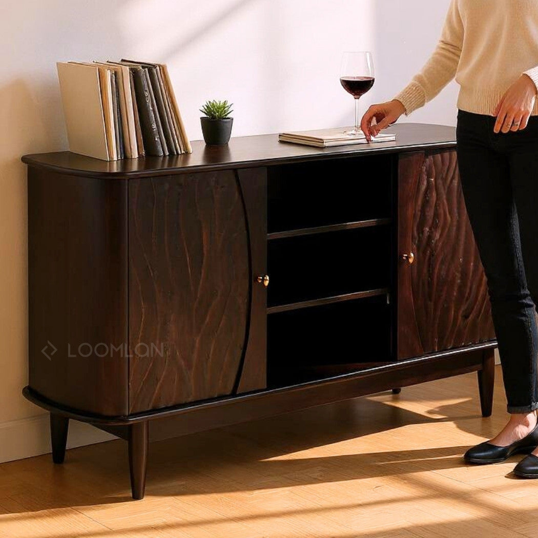 Wooden Dark Brown TV Stand
