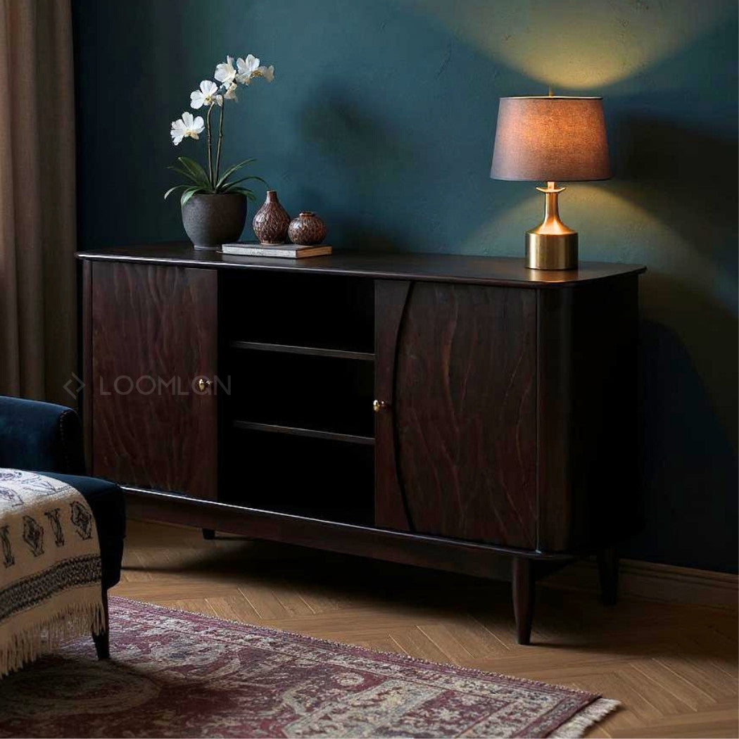Wooden Dark Brown TV Stand