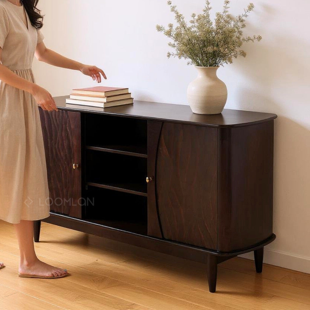 Wooden Dark Brown TV Stand