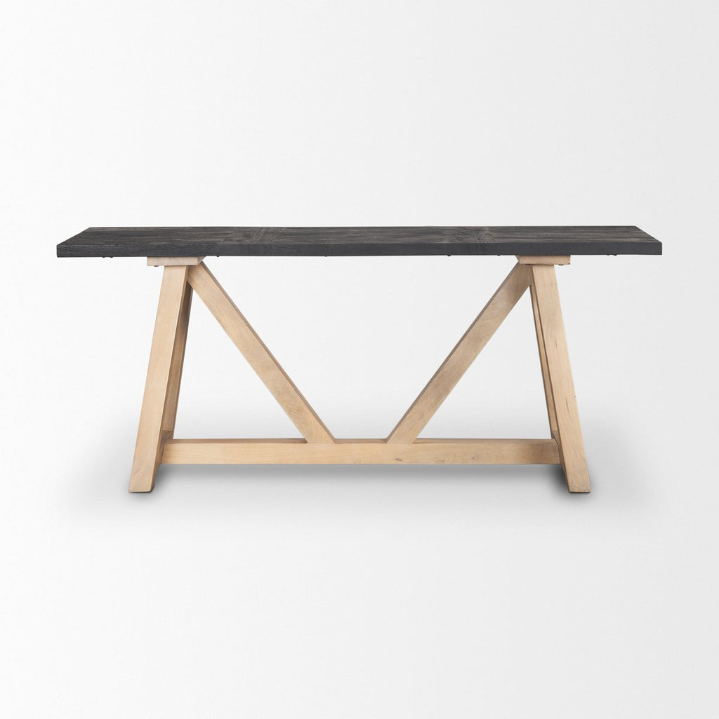 Two-Toned Wooden Console Table