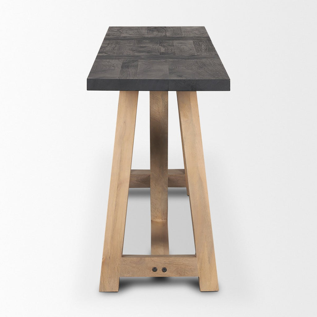 Two-Toned Wooden Console Table