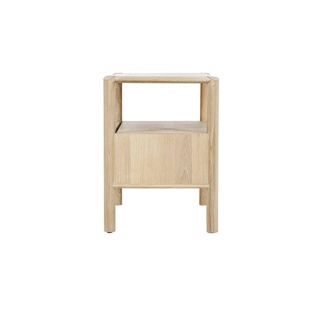One Drawer Wood Nightstand