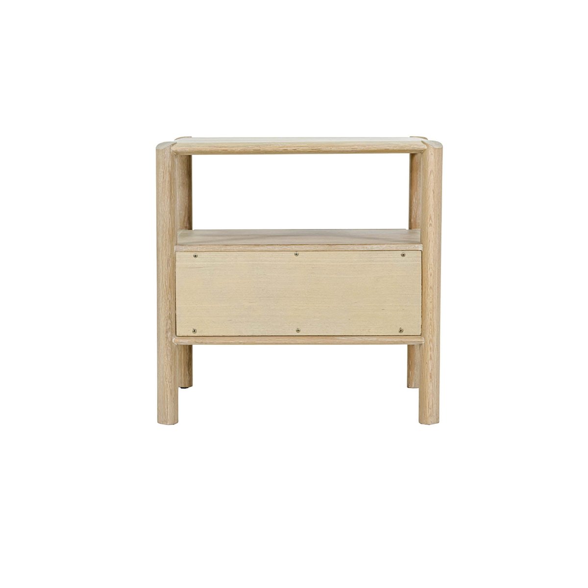 One Drawer Wood Nightstand