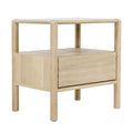One Drawer Wood Nightstand