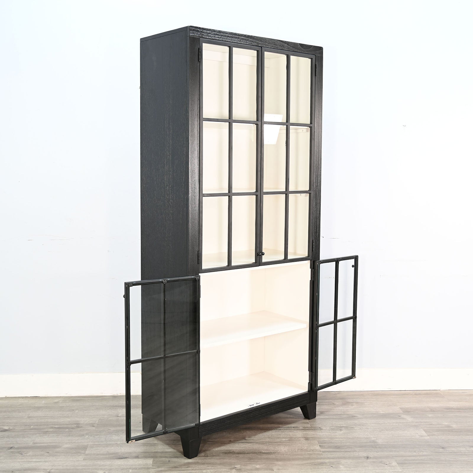 Wooden Black Bookcase