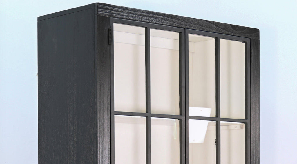 Wooden Black Bookcase