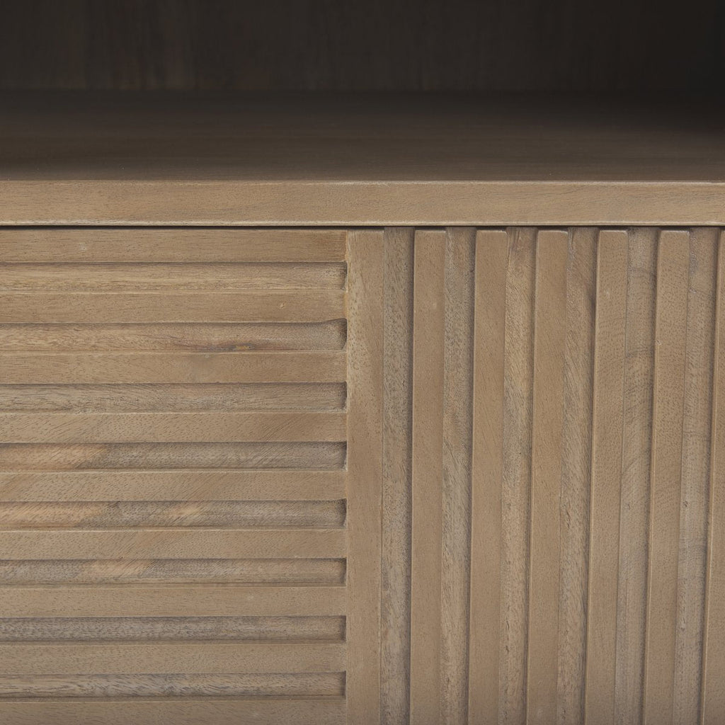 One Drawer Wooden NIghtstand