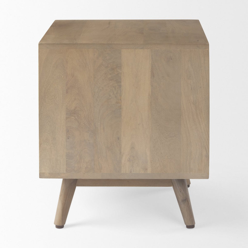 One Drawer Wooden NIghtstand