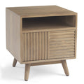 One Drawer Wooden NIghtstand