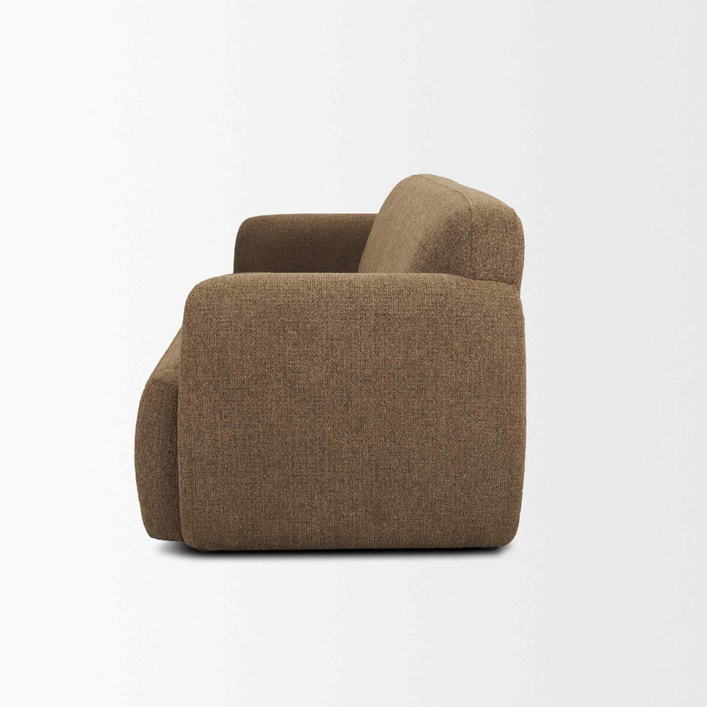 Textured Fabric Three Seater Sofa