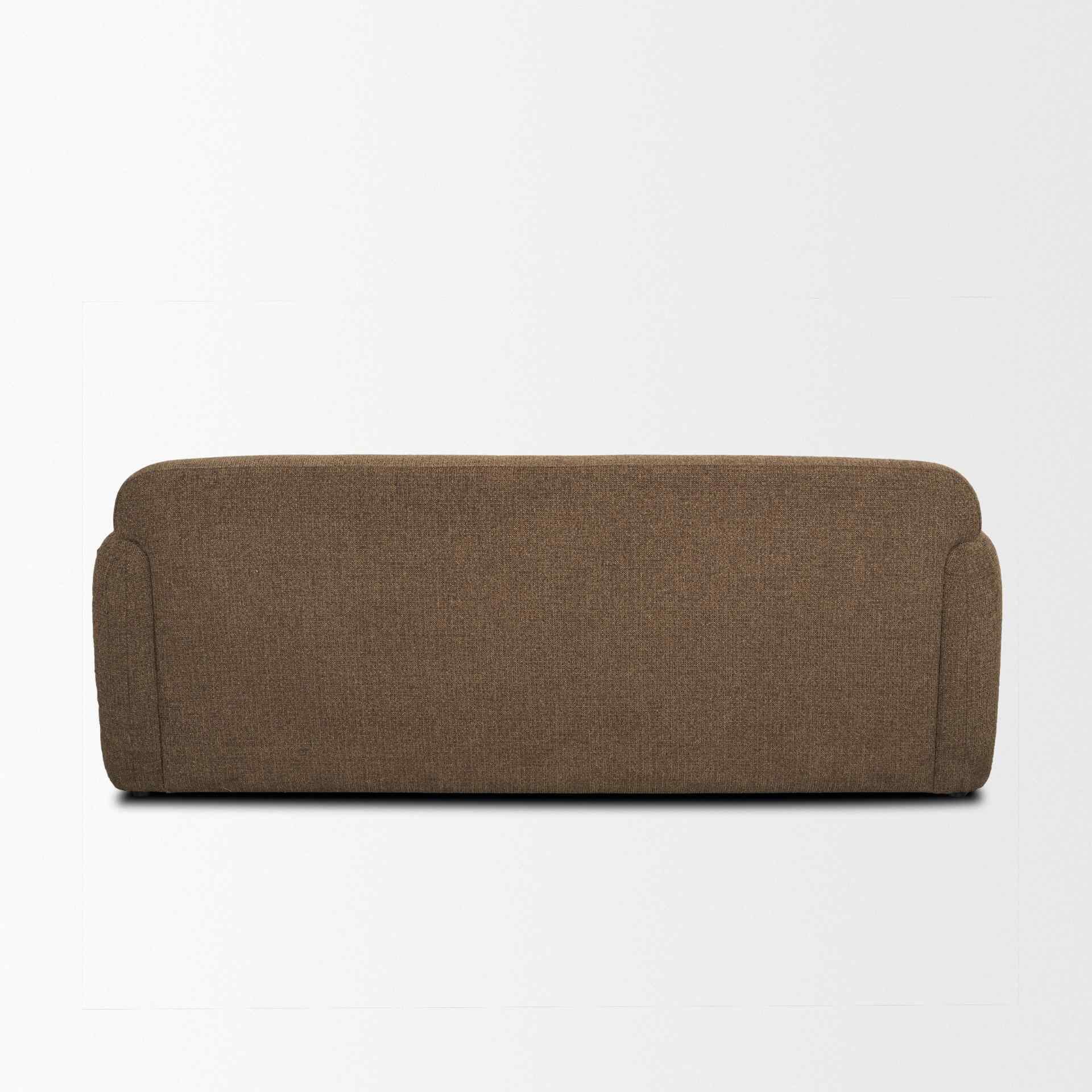 Textured Fabric Three Seater Sofa