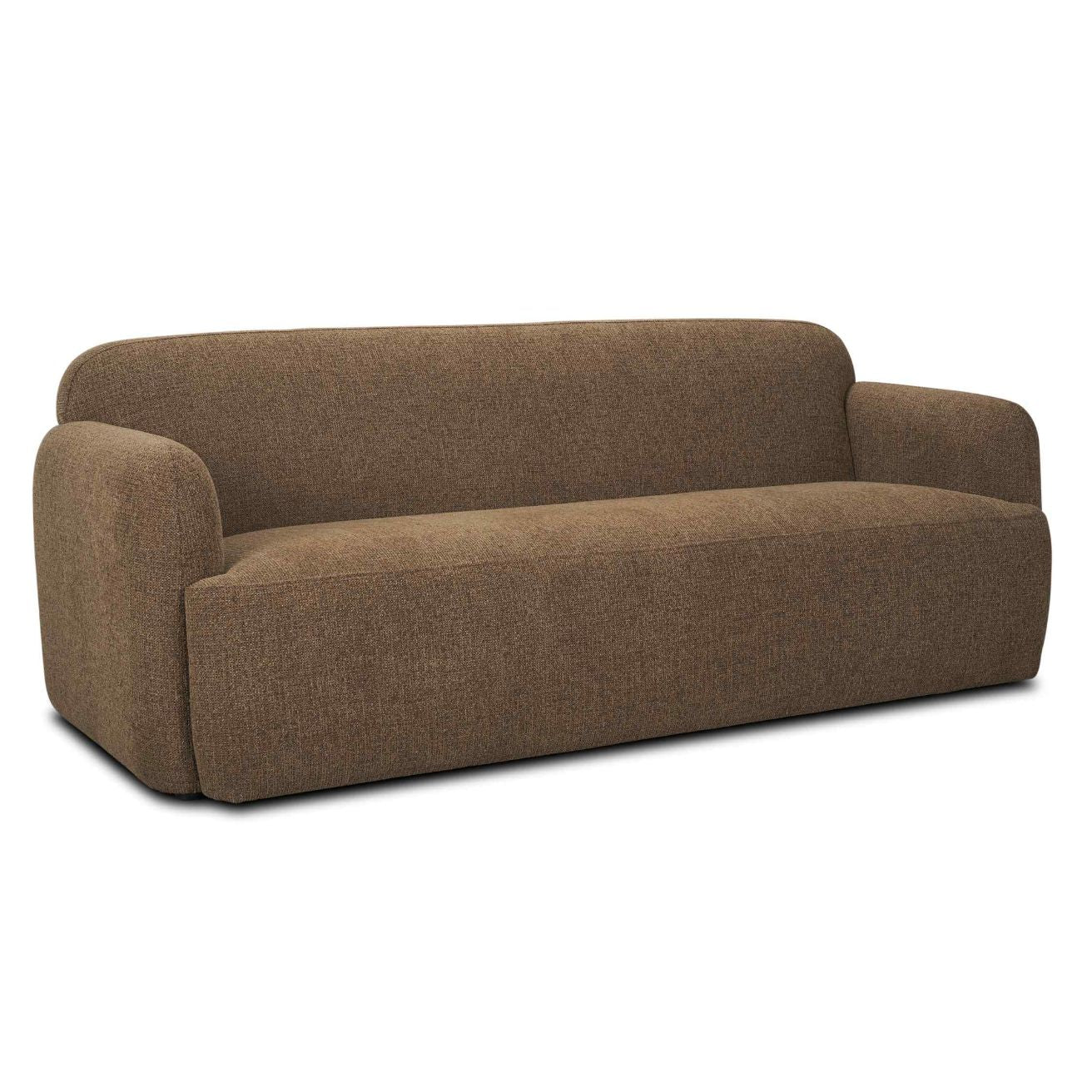Textured Fabric Three Seater Sofa