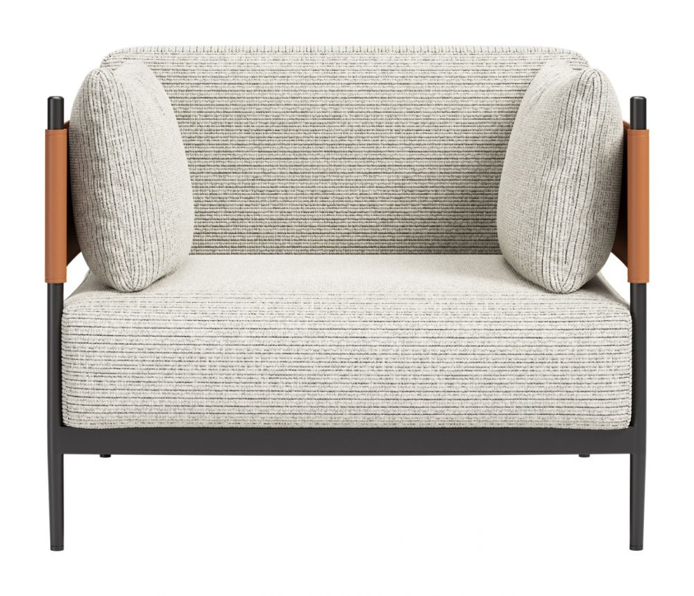 Faux Leather Armchair