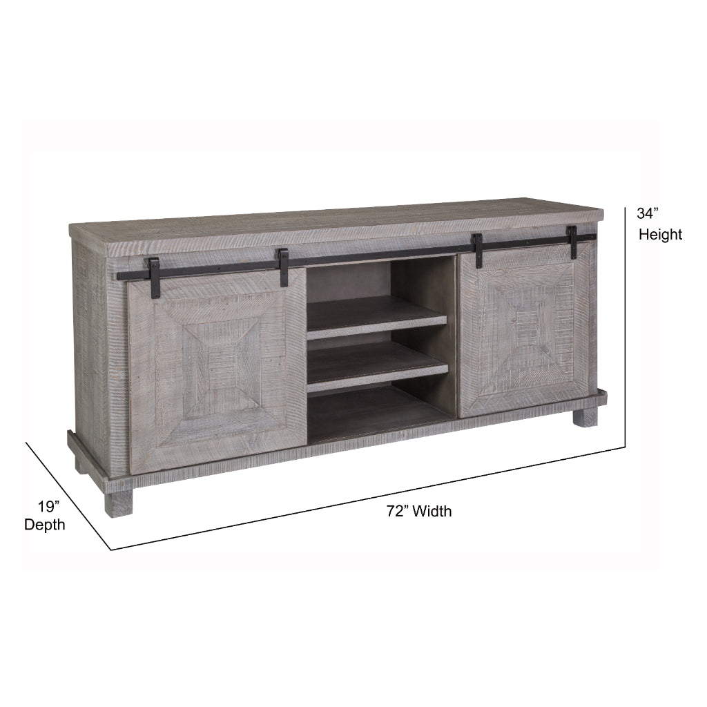 Sliding Doors Entertainment Console