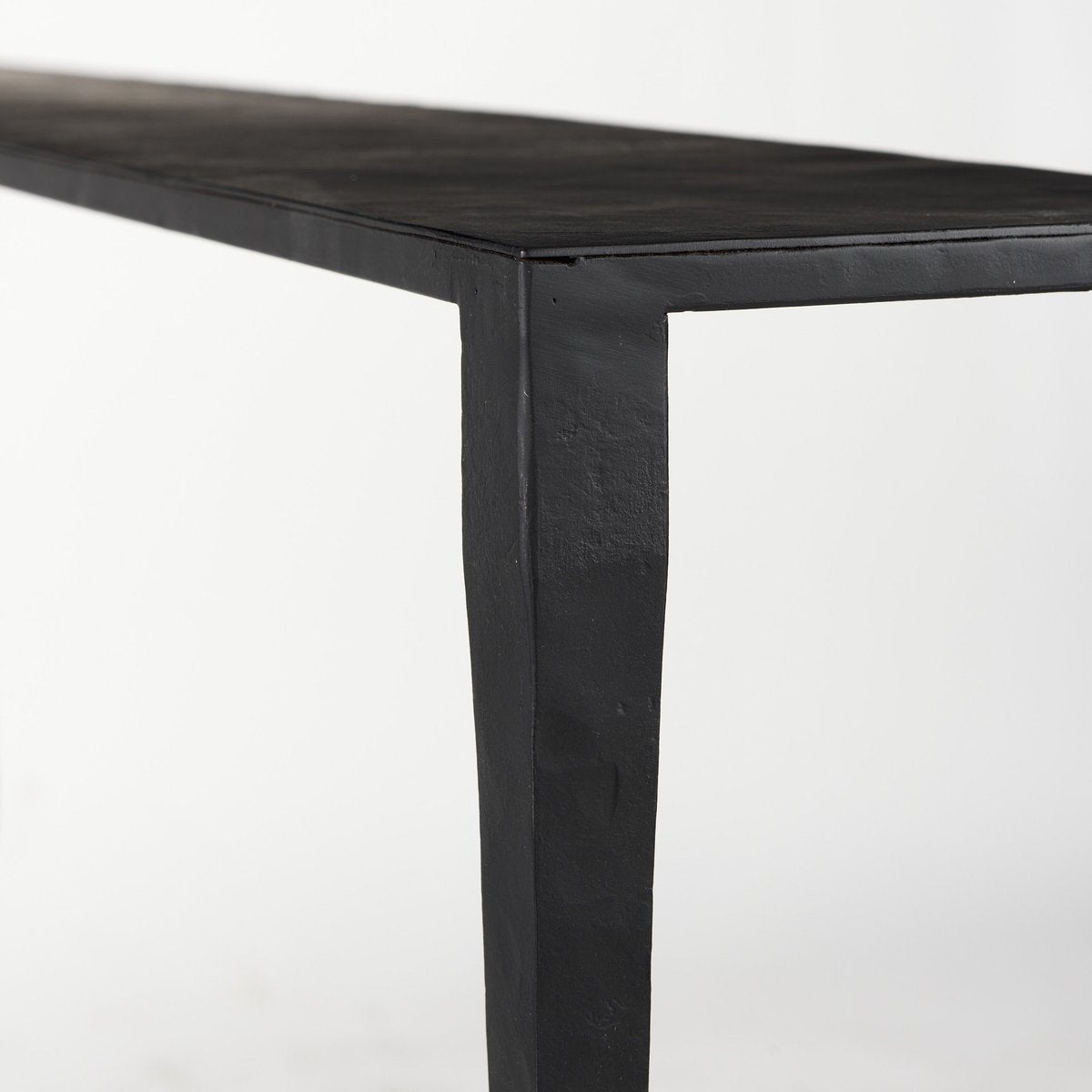 Iron Black Console Table