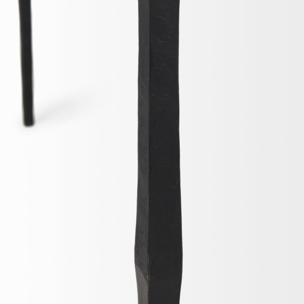 Iron Black Console Table