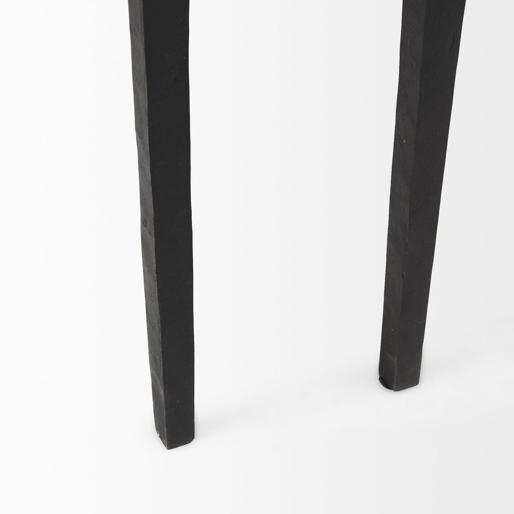 Iron Black Console Table