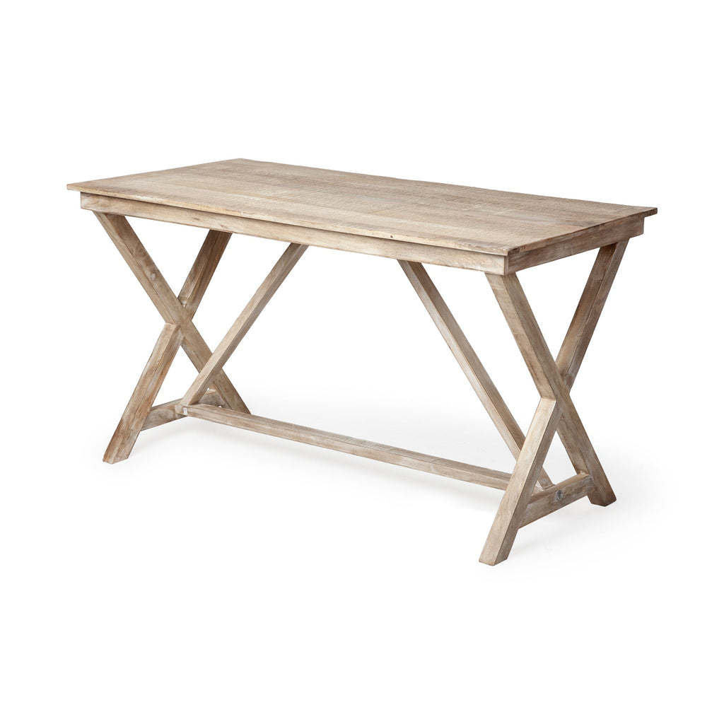 Frame Natural Wooden Office Desk