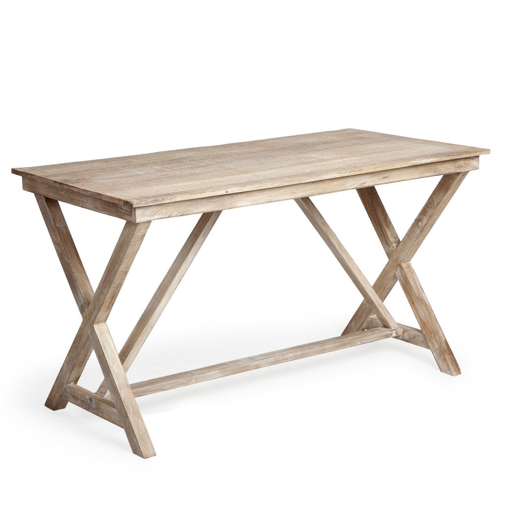 Frame Natural Wooden Office Desk